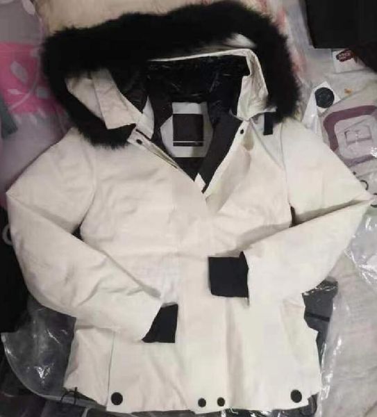 women down puffer jacket 100% real fox fur hooded casual warm fur collar slim fit parkas female coat winter ski clothes outerwear, Black
women down puffer jacket 100% real fox fur hooded casual warm fur collar slim fit parkas female coat winter ski clothes outerwear, Black