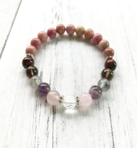 relief stress anxiety bracelet 7 crystals healing wrist mala beads for daily gratitude rhodonite beaded strands9778400, Black
relief stress anxiety bracelet 7 crystals healing wrist mala beads for daily gratitude rhodonite beaded strands9778400, Black