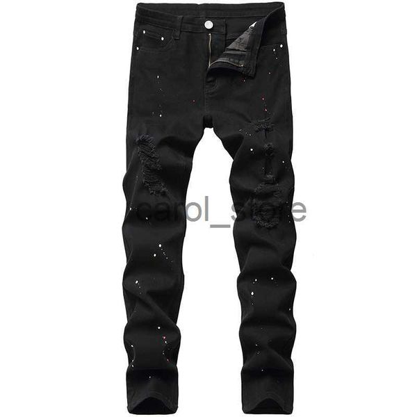 men's jeans denim jeans design fashion lacquer foot casual pants stretch regular fit black long jeans men's new four season plus s, Blue 
men's jeans denim jeans design fashion lacquer foot casual pants stretch regular fit black long jeans men's new four season plus s, Blue