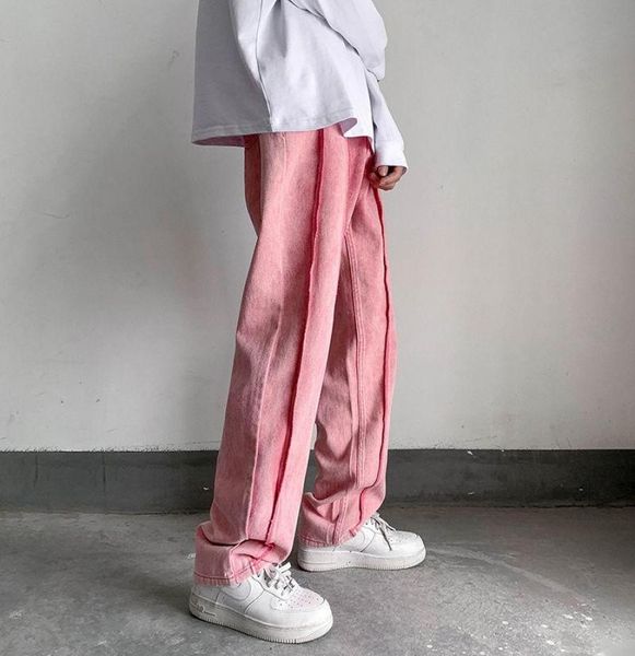 men039s jeans men39s loose straight pants stitched casual baggy homme cargo pocket blackwhitepink color biker denim trouse8623330, Blue
men039s jeans men39s loose straight pants stitched casual baggy homme cargo pocket blackwhitepink color biker denim trouse8623330, Blue
