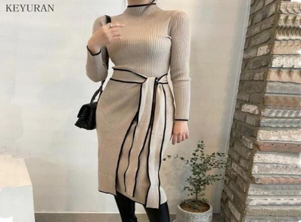casual dresses woman dress with belt vintage patchwork slim knitted midi women autumn winter elegant sweater knit 2021 vestidos9292503, Black;gray
casual dresses woman dress with belt vintage patchwork slim knitted midi women autumn winter elegant sweater knit 2021 vestidos9292503, Black;gray