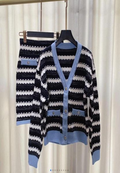 22 women039s two piece dress knitted vneck cardigan coat skirt suit color gold thread thick pink light blue 91313676899127191, White
22 women039s two piece dress knitted vneck cardigan coat skirt suit color gold thread thick pink light blue 91313676899127191, White