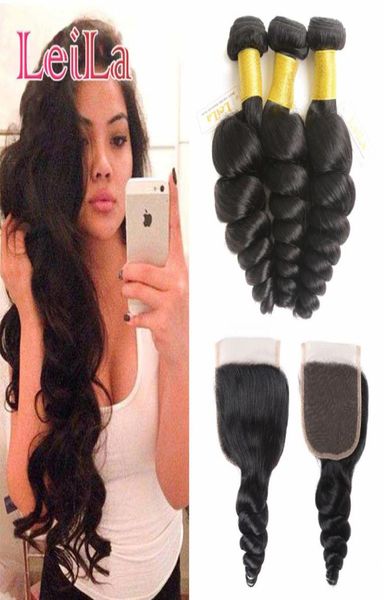 loose wave hair brazilian hair weave 3 bundles with lace closure hair extensions part lace closures1804728, Black;brown
loose wave hair brazilian hair weave 3 bundles with lace closure hair extensions part lace closures1804728, Black;brown