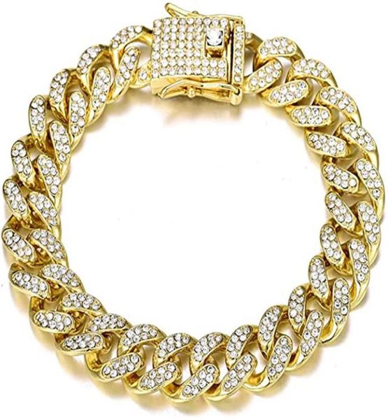 fashion trend hip hop diamond inlaid cuban chain men039s bracelet personalized simple bracelet197i1242181, Black
fashion trend hip hop diamond inlaid cuban chain men039s bracelet personalized simple bracelet197i1242181, Black
