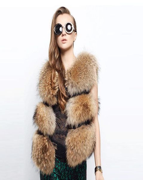 women winter imitate raccoon dog fur vest thicken warm patchwork brown outerwear2995413, Black
women winter imitate raccoon dog fur vest thicken warm patchwork brown outerwear2995413, Black