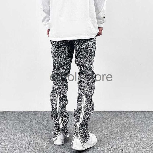 men's jeans harajuku snake pattern back zipper hole frayed jeans pants for men high street retro ripped casual baggy autumn denim trous, Blue
men's jeans harajuku snake pattern back zipper hole frayed jeans pants for men high street retro ripped casual baggy autumn denim trous, Blue