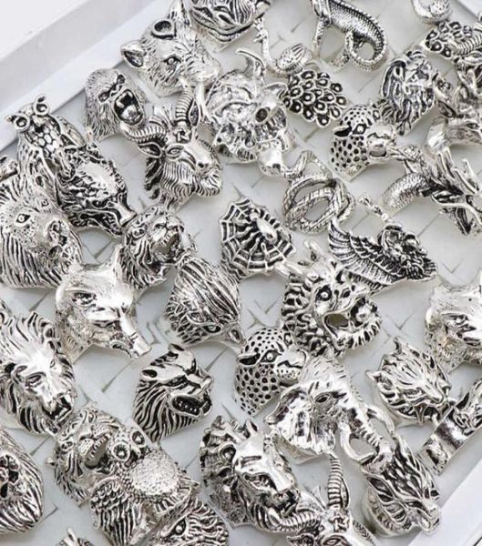 wholesale 20pcs/lots mix owl dragon wolf elephant tiger etc animal style antique vintage jewelry rings for men women 2106231074731, Silver
wholesale 20pcs/lots mix owl dragon wolf elephant tiger etc animal style antique vintage jewelry rings for men women 2106231074731, Silver