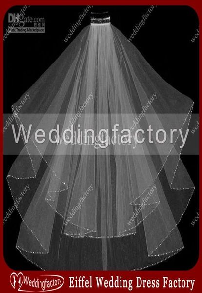 stunning ivory white beaded edge bridal veils elbow length tulle two layered ladies headwears wedding veils bridal tulle with comb9320228, Black
stunning ivory white beaded edge bridal veils elbow length tulle two layered ladies headwears wedding veils bridal tulle with comb9320228, Black