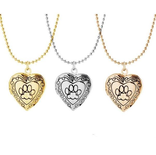 po frame memory locket pendant necklace silvergold color romantic love heart cute paw prints jewelry women gift7595905, Silver
po frame memory locket pendant necklace silvergold color romantic love heart cute paw prints jewelry women gift7595905, Silver