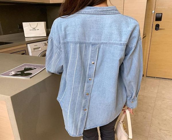 streetwear denim blouse women long sleeve patchowrk back button shirts female jeans blouses plus size blusas mujer women0395439438, White
streetwear denim blouse women long sleeve patchowrk back button shirts female jeans blouses plus size blusas mujer women0395439438, White