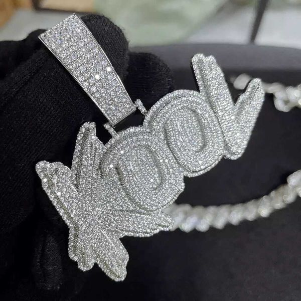 hip hop diamond burr letter pendant necklace capital new letter necklace combination pendant jewelry, Silver
hip hop diamond burr letter pendant necklace capital new letter necklace combination pendant jewelry, Silver
