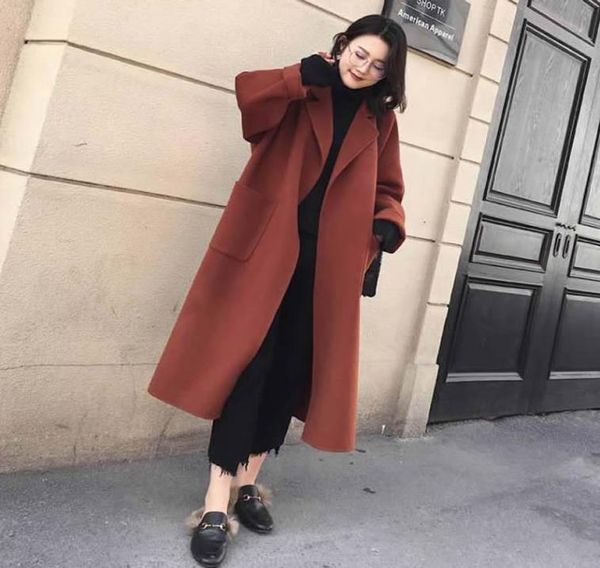 2020 autumn winter new women039s casual wool blend trench coat oversize solid cashmere coats cardigan long coat with belt sxxl3642928, Black
2020 autumn winter new women039s casual wool blend trench coat oversize solid cashmere coats cardigan long coat with belt sxxl3642928, Black