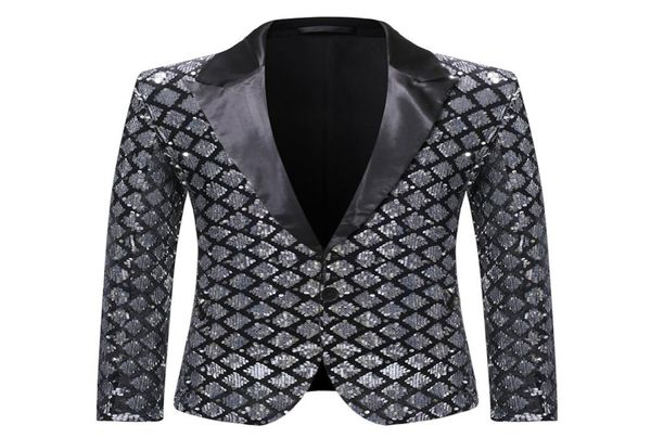 mens sliver sequins plaid suit blazer jacket slim fit one button blazer men dj club stage singer suit jacket male hombre8618413, White;black
mens sliver sequins plaid suit blazer jacket slim fit one button blazer men dj club stage singer suit jacket male hombre8618413, White;black