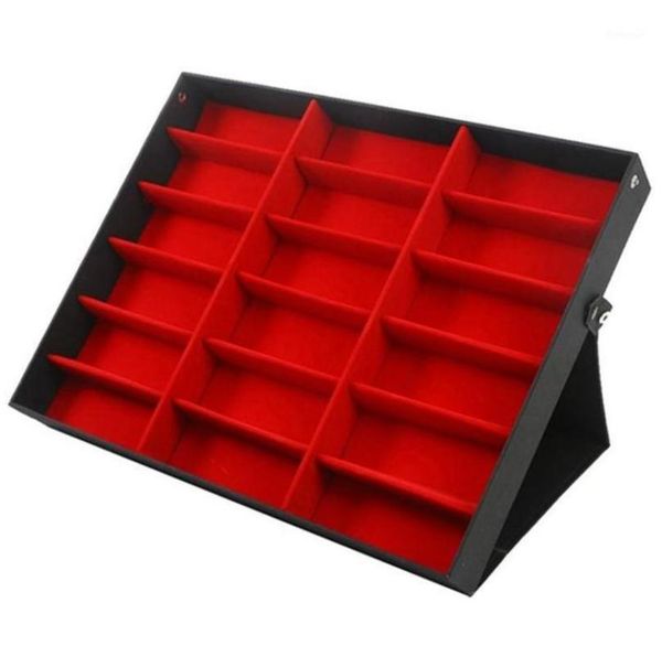 18 grid sunglasses storage organizer glasses display case stand holder eyewear eyeglasses box redredblack7803792, Pink;blue
18 grid sunglasses storage organizer glasses display case stand holder eyewear eyeglasses box redredblack7803792, Pink;blue