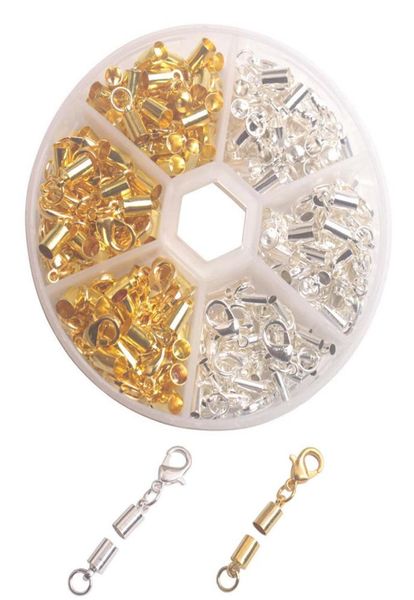 one box of 90 sets of gold silver plated cord end w clasp for 2mm 3mm 4mm leather in container6823919, Bronze;silver
one box of 90 sets of gold silver plated cord end w clasp for 2mm 3mm 4mm leather in container6823919, Bronze;silver