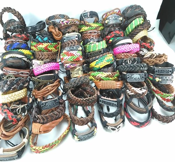 100 pcs lot mixed styles surfer cuff ethnic tribal retro leather bracelets fashion jewelry4222062, Golden;silver
100 pcs lot mixed styles surfer cuff ethnic tribal retro leather bracelets fashion jewelry4222062, Golden;silver