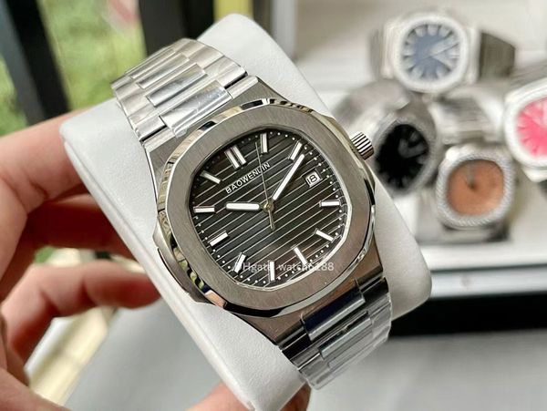 men's watch classic automatic mechanical stainless steel case gold bracelet gradient wave 40mm folding buckle classic nautilus wristwat, Slivery;brown
men's watch classic automatic mechanical stainless steel case gold bracelet gradient wave 40mm folding buckle classic nautilus wristwat, Slivery;brown