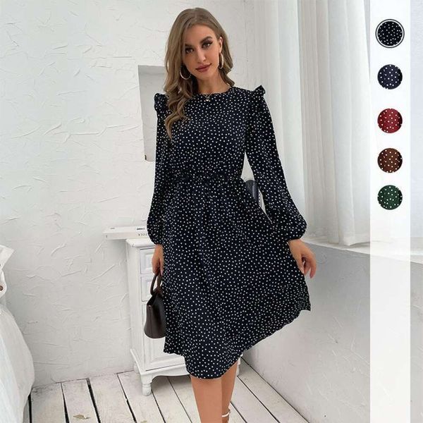 platform fashioned womens flipping polka point long sleeve dress autumn and winter, Black;gray
platform fashioned womens flipping polka point long sleeve dress autumn and winter, Black;gray