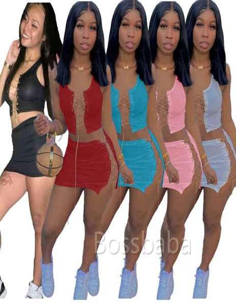 women 2 pieces dress new hollow out chain strap open navel vest tshirt short skirt two pieces set 8365763982, Black;gray
women 2 pieces dress new hollow out chain strap open navel vest tshirt short skirt two pieces set 8365763982, Black;gray