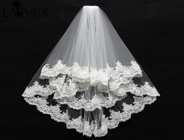 new bridal veils whiteivory twolayer lace applique edge bride wedding dresses accessories with comb short hair veil93240369767906, Black
new bridal veils whiteivory twolayer lace applique edge bride wedding dresses accessories with comb short hair veil93240369767906, Black