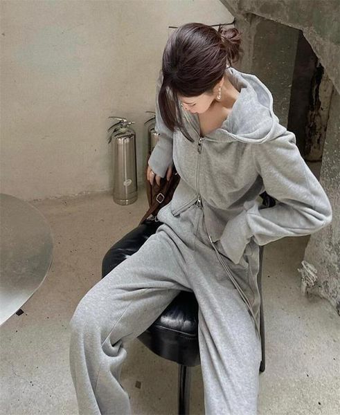 women039s hoodies sweatshirts double zipper hoodie women crop ladies streetwear korean harajuku sweatshirt and sweatpants set8070685, Black
women039s hoodies sweatshirts double zipper hoodie women crop ladies streetwear korean harajuku sweatshirt and sweatpants set8070685, Black