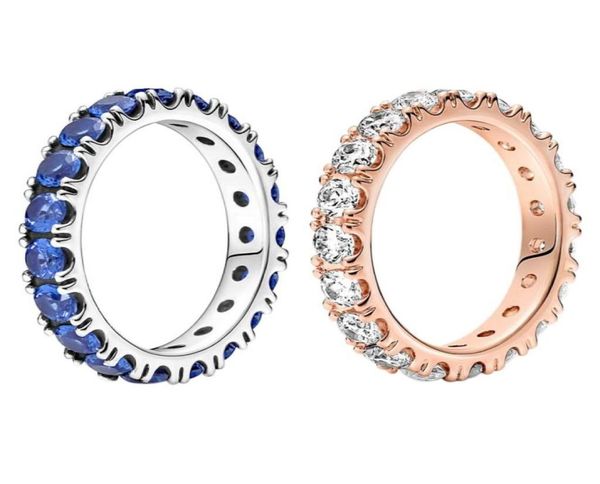 925 sterling silver blue stone row eternity rings womens wedding designer jewelry original box for rose gold ring set engagement gift7415296, Slivery;golden
925 sterling silver blue stone row eternity rings womens wedding designer jewelry original box for rose gold ring set engagement gift7415296, Slivery;golden
