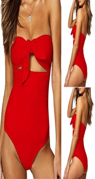 women knot monokini push up bandeau swimsuit plus size solid swimwear onepiece beachwear bathing suit swimming costume women8817889, White;black
women knot monokini push up bandeau swimsuit plus size solid swimwear onepiece beachwear bathing suit swimming costume women8817889, White;black