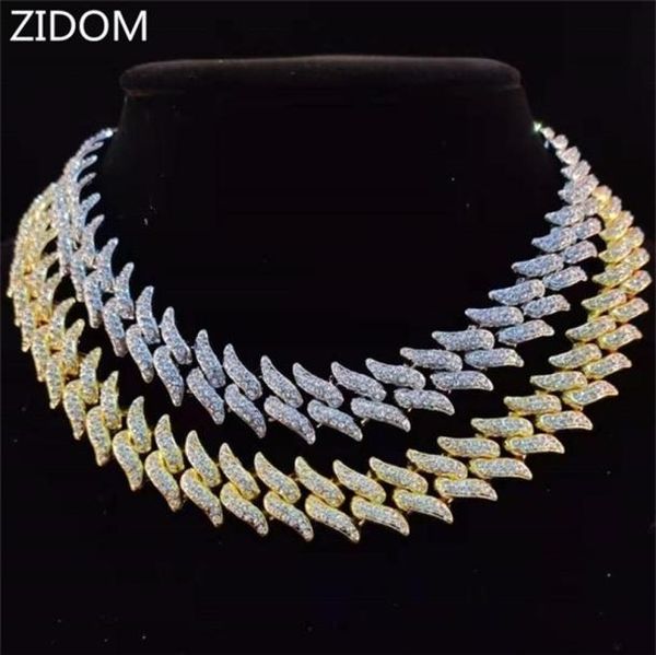 men hip hop chain necklace 20mm thorn shape chains iced out bling necklace male fashion hiphop jewelry for birthday gift 2202102697012210, Silver
men hip hop chain necklace 20mm thorn shape chains iced out bling necklace male fashion hiphop jewelry for birthday gift 2202102697012210, Silver