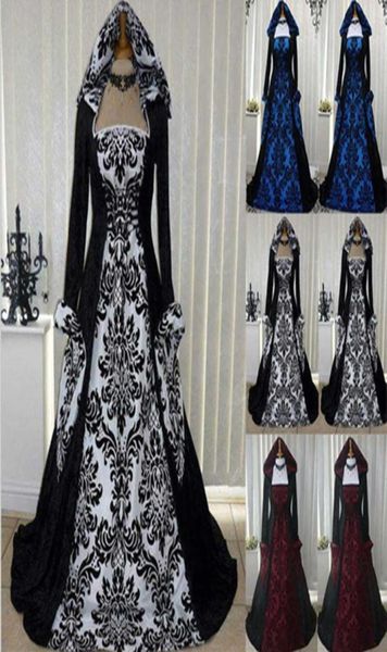 19th century european costumes woman medieval renaissance hooded vestido women vintage victorian gothic princess guofeng dress y096523515, Black;gray
19th century european costumes woman medieval renaissance hooded vestido women vintage victorian gothic princess guofeng dress y096523515, Black;gray