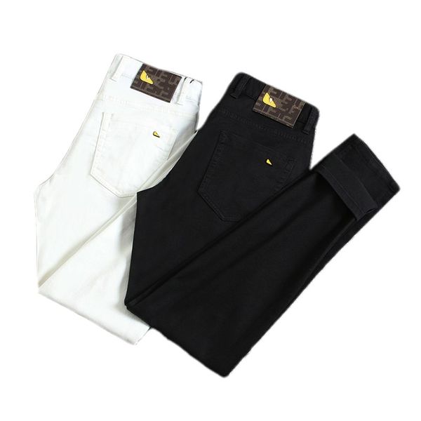 mens jeans thin designer jeans solid color slim fit motorcycle bikers denim for men fashion mans black white blue hip hop pants
mens jeans thin designer jeans solid color slim fit motorcycle bikers denim for men fashion mans black white blue hip hop pants