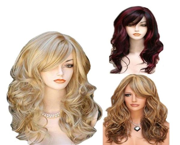 new fashion female wig hair multicolor medium and long curly hair chemical fiber headgear5448226, Black
new fashion female wig hair multicolor medium and long curly hair chemical fiber headgear5448226, Black