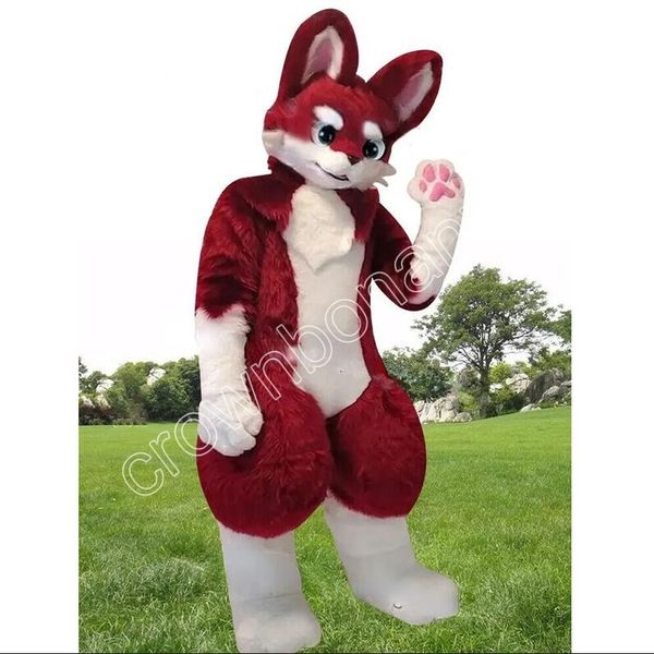 husky fox mid-length fur mascot costume walking halloween suit large event costume suit party, Red;yellow
husky fox mid-length fur mascot costume walking halloween suit large event costume suit party, Red;yellow