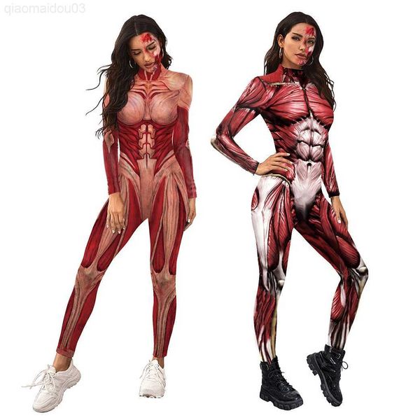 theme costume new 3d muscle printed jumpsuit men women human body muscle tissue tight bodysuit halloween cosplay role play up outfit l230804, Black;red
theme costume new 3d muscle printed jumpsuit men women human body muscle tissue tight bodysuit halloween cosplay role play up outfit l230804, Black;red