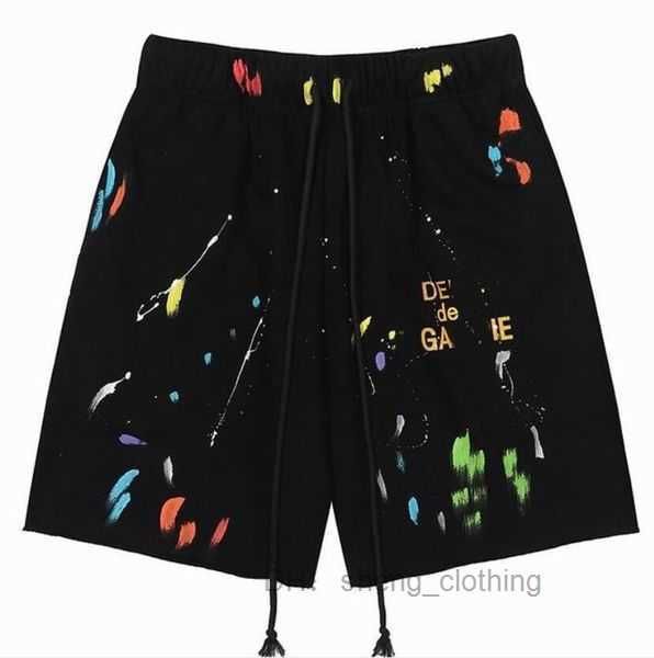 galery dept women's shorts american fashion brand galleryes depts splash printing pure cotton terry fog high street casual pants black, White;black 
galery dept women's shorts american fashion brand galleryes depts splash printing pure cotton terry fog high street casual pants black, White;black