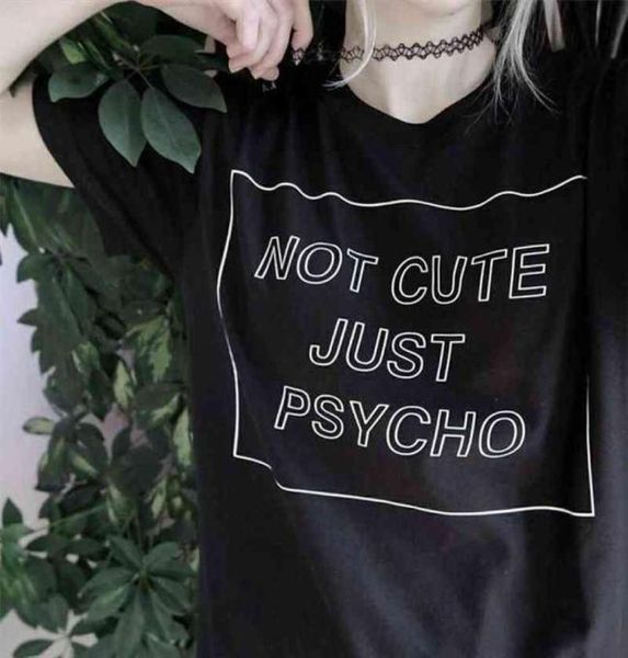 women cool not cute just psycho tumblr grunge style t shirt woman tee fashion street hippie punk womens tshirt clothes30620307911776, White
women cool not cute just psycho tumblr grunge style t shirt woman tee fashion street hippie punk womens tshirt clothes30620307911776, White
