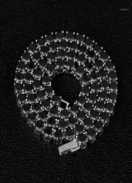 dnschic iced out tennis necklace 5mm white gold chain line with black cz for men women hip hop jewelry rapper street fashion11832696, Silver
dnschic iced out tennis necklace 5mm white gold chain line with black cz for men women hip hop jewelry rapper street fashion11832696, Silver