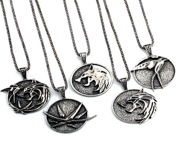 gothic fashion witcher wizard pendant necklace wolf head bird shape geralt animal collar chain punk hip hop necklaces for men273o3531506, Silver
gothic fashion witcher wizard pendant necklace wolf head bird shape geralt animal collar chain punk hip hop necklaces for men273o3531506, Silver