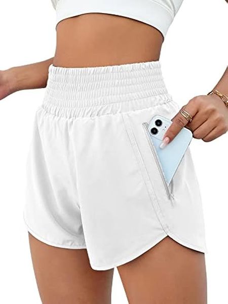 bridesmaid dress women athletic shorts high waisted running shorts pocket sporty shorts gym elastic workout shorts, White;pink
bridesmaid dress women athletic shorts high waisted running shorts pocket sporty shorts gym elastic workout shorts, White;pink