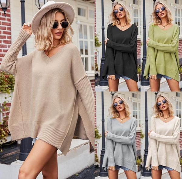 women's sweaters 2023 autumn new women's v-neck large fashion women's knitwear pullover women's sweater coat, White;black
women's sweaters 2023 autumn new women's v-neck large fashion women's knitwear pullover women's sweater coat, White;black