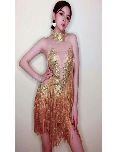 stage wear sparkly gold rhines fringes leotard women show performance dance birthday prom nightclub tassel mesh dress1229708, Black;red
stage wear sparkly gold rhines fringes leotard women show performance dance birthday prom nightclub tassel mesh dress1229708, Black;red