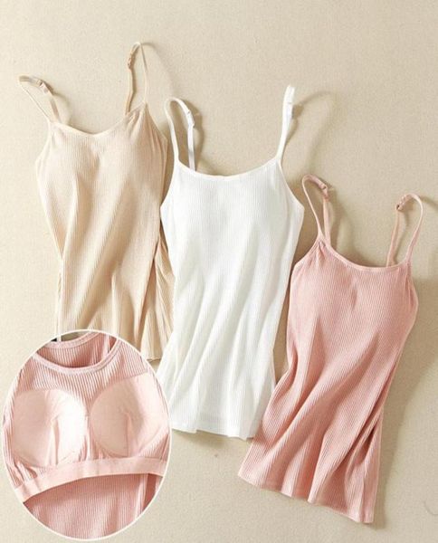 camisoles tanks 2021 women summer solid push up bra vest female cotton oneck sleeveless seamless tank ladies bralette padd9020678, Black;white
camisoles tanks 2021 women summer solid push up bra vest female cotton oneck sleeveless seamless tank ladies bralette padd9020678, Black;white