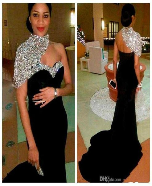 2020 bling bling elegant black long mermaid evening dresses high neck crystal beaded short sleeves women crystal beaded formal pro3044501, Black;red
2020 bling bling elegant black long mermaid evening dresses high neck crystal beaded short sleeves women crystal beaded formal pro3044501, Black;red