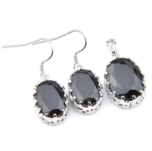 luckyshine new wedding jewelry sets for women039s oval black onyx silver zircon earring pendants elegant sets 9255345
luckyshine new wedding jewelry sets for women039s oval black onyx silver zircon earring pendants elegant sets 9255345