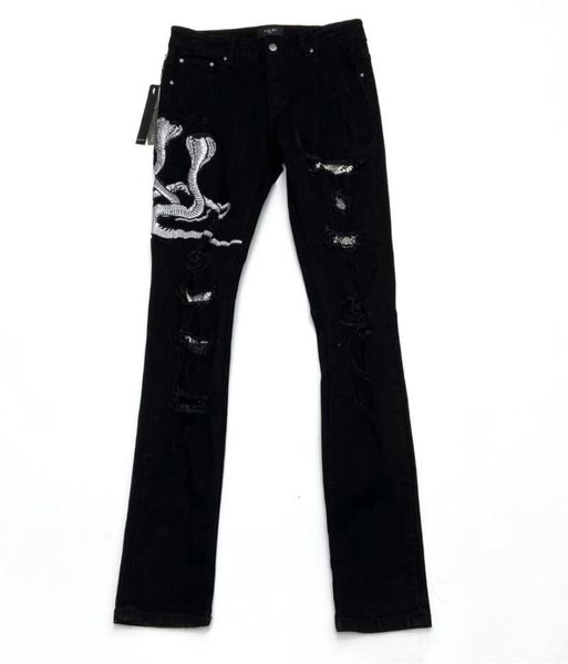 men039s jeans high street classic black snake puzzle selfcultivation ripped with small feet foreign trade pants7409772, Blue
men039s jeans high street classic black snake puzzle selfcultivation ripped with small feet foreign trade pants7409772, Blue