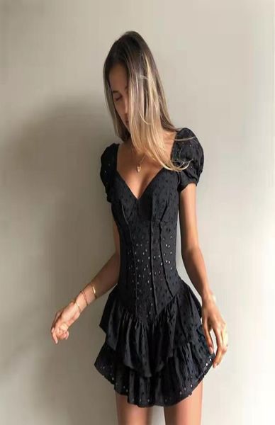 2022 fashion v neck ruffles pleated dress women puff sleeve chic black summer dress party hollow out vintage corset ladies1666265
2022 fashion v neck ruffles pleated dress women puff sleeve chic black summer dress party hollow out vintage corset ladies1666265