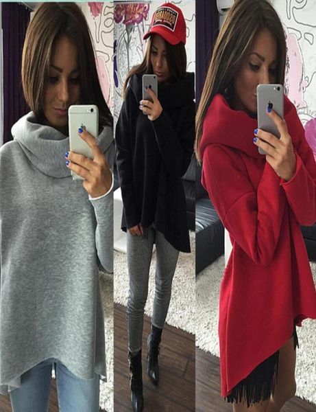 fashion autumn winter irregular high collar scarf collar long sleeve shirt women loose add velvet t shirt sweater sweatshirt3696884437134, Black
fashion autumn winter irregular high collar scarf collar long sleeve shirt women loose add velvet t shirt sweater sweatshirt3696884437134, Black