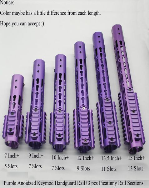purple anodized 79101213515039039 keymod handguard rail with 3 x picatinny weaver rail sectionsaluminum barrel nut9696120
purple anodized 79101213515039039 keymod handguard rail with 3 x picatinny weaver rail sectionsaluminum barrel nut9696120