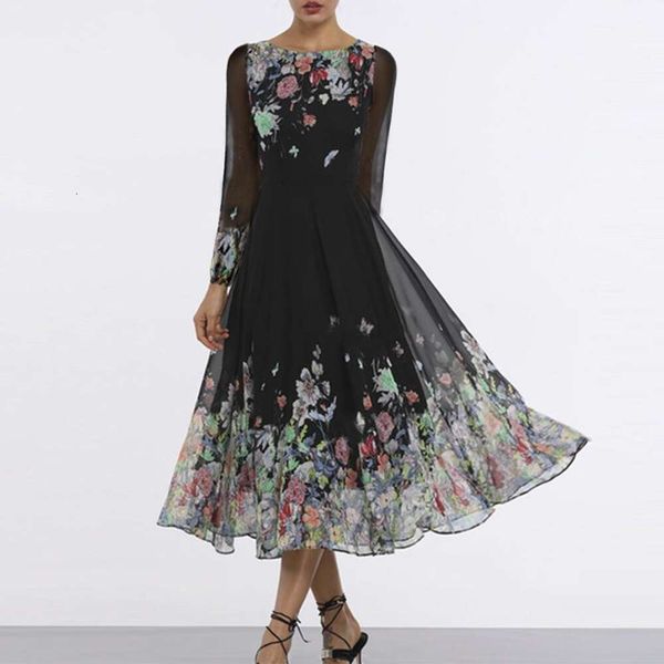 summer womens printed hollowed out slim long sleeved dress lace big swing skirt, Black;gray
summer womens printed hollowed out slim long sleeved dress lace big swing skirt, Black;gray