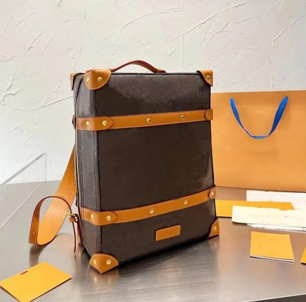 7a designer backpacks petite malle trunk backpack luxury women's backpack bags fashioned shoulder bag for teenage girls back pack men w
7a designer backpacks petite malle trunk backpack luxury women's backpack bags fashioned shoulder bag for teenage girls back pack men w