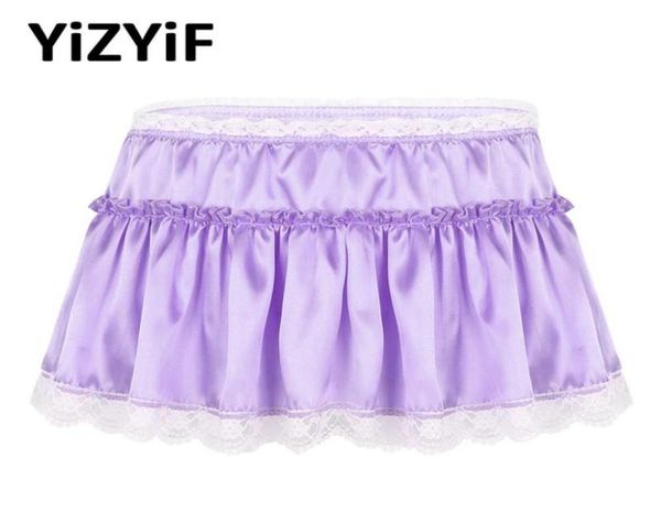 men micro mini skirt smooth satin elastic high waist lace hem short frilly ruffled aline sissy panties fancy dress men0398663173
men micro mini skirt smooth satin elastic high waist lace hem short frilly ruffled aline sissy panties fancy dress men0398663173